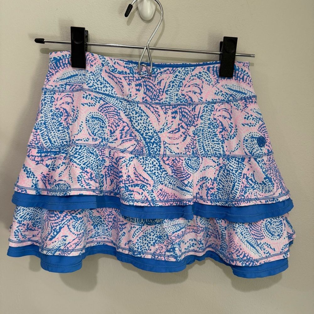 Lilly Pulitzer Luxletic Blue and Pink Patterned Wear